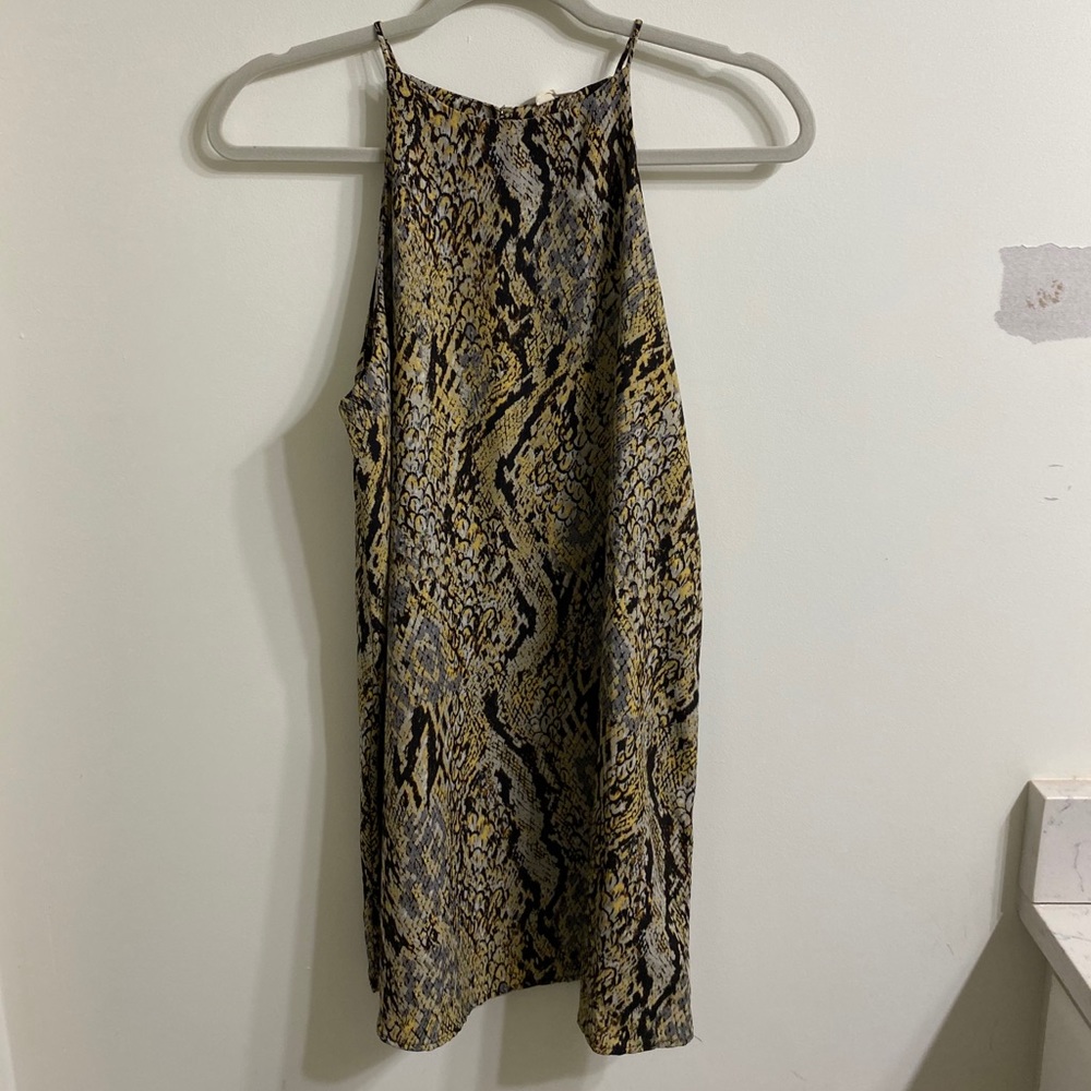 Snake Print Boutique Dress